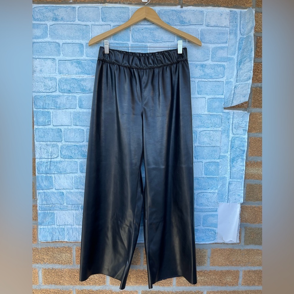 Enza Costa Black Wide Leg Trousers